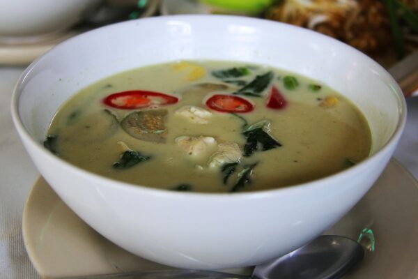 thai zöldséges curry