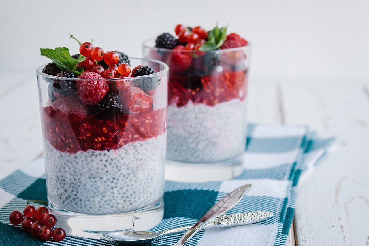 Gyümölcsös Chia Puding